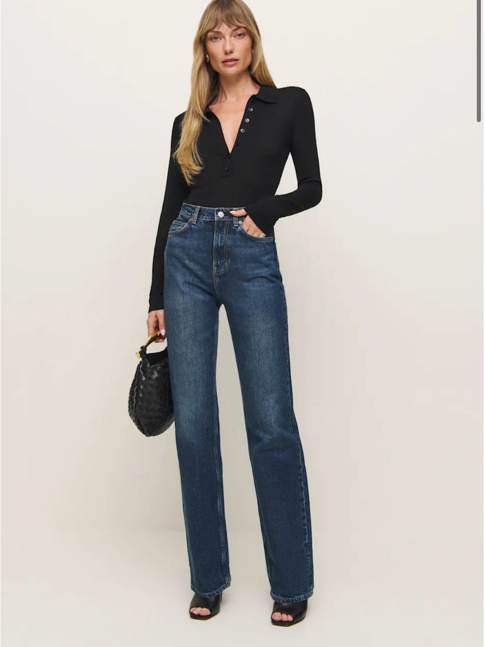 Reformation Wilder High Rise wide leg jeans